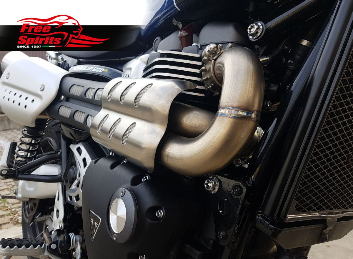 Free Spirits H Pipe de cat for Triumph Scrambler 1200 until 2020 Motorcycles for Life
