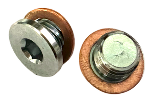 Lossa Engineering O2 block off screw kit for Triumph
