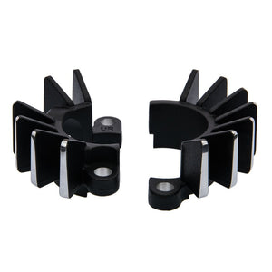 Motone Finned Exhaust Clamps for LC Triumph