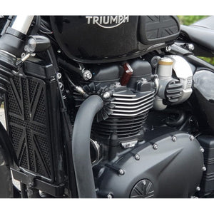 Motone Finned Exhaust Clamps for LC Triumph