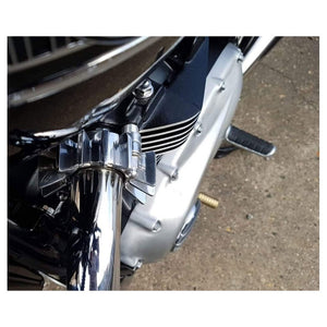 Motone Finned Exhaust Clamps for LC Triumph