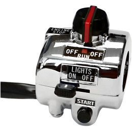 Vintage style handlebar control switches