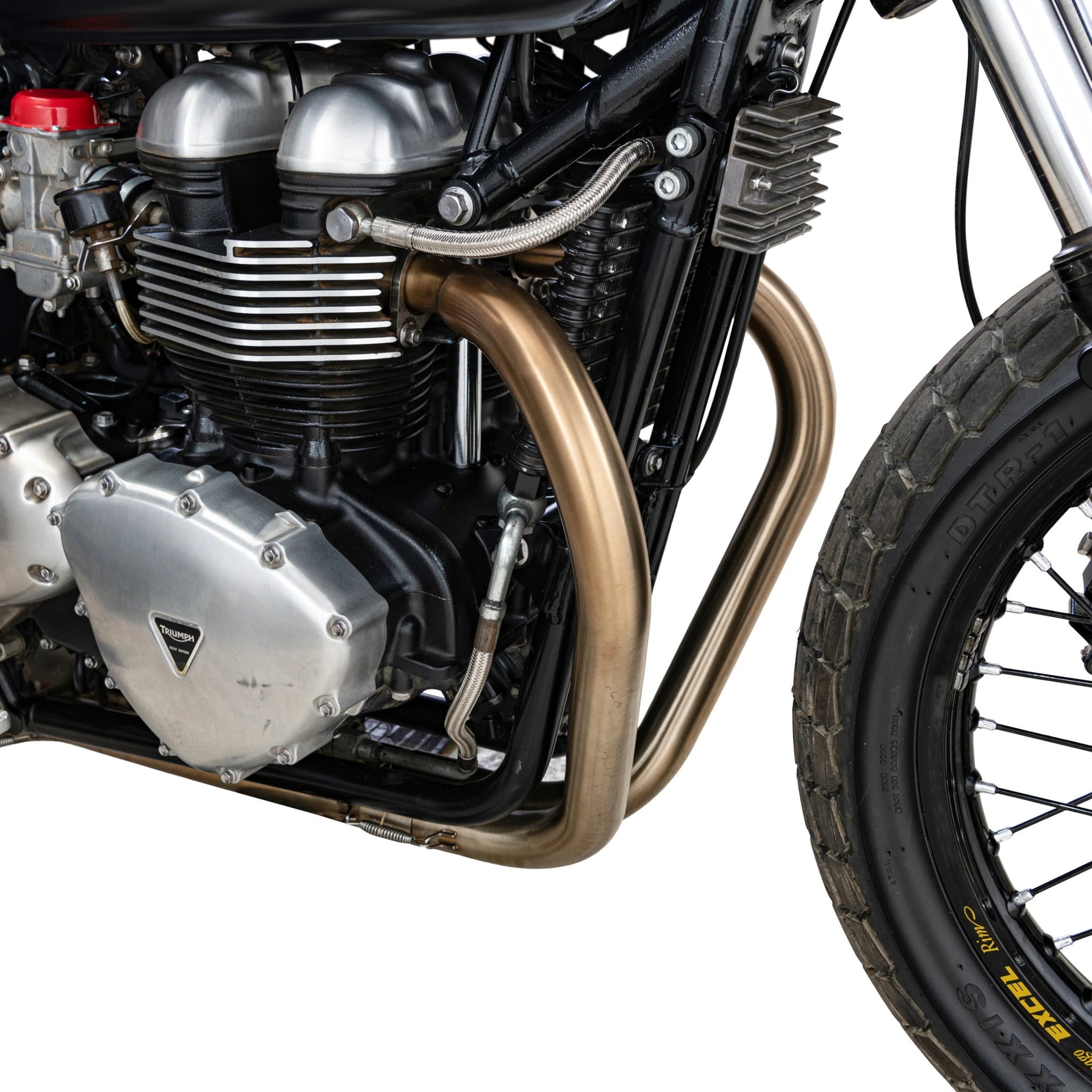 British Customs Aircooled Triumph 2-2 Tracker Pipes – Motorcycles for Life