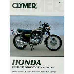 Repair Manuel for CB350/ CB400/ CB500/ CB550 Honda's 4 cyl.