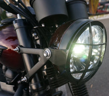 Iron Cobra's headlight guard for Triumphs & others