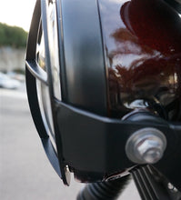 Iron Cobra's headlight guard for Triumphs & others