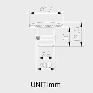 Mirror block off plugs