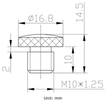 Mirror block off plugs