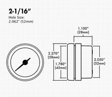 Lossa Engineering 2 1/6" GPS Speedo