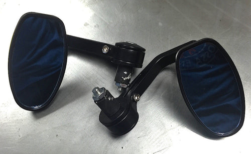Deluxe Oval Bar end Mirrors