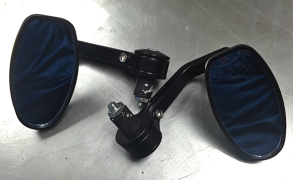 Deluxe Oval Bar end Mirrors