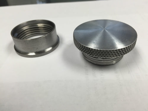 Lossa weld in custom filler cap