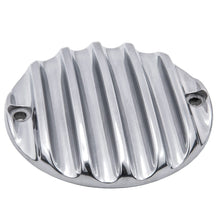 Motone Points Clutch Cover/ Badge - Finned/ Ribbed