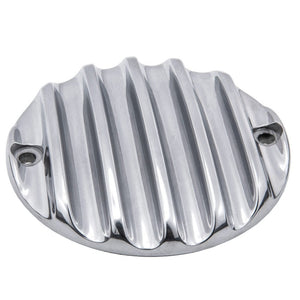 Motone Points Clutch Cover/ Badge - Finned/ Ribbed