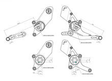 Rizoma Rearset Kit for BMW R Nine T