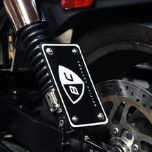 British Customs Shock Mount License Plate