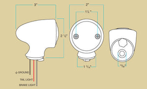 Biltwell Bullet Tail light