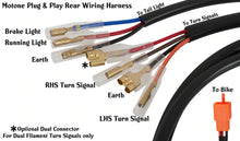 Motone Triumph Plug and Play Extended Wiring Loom Adapter