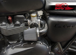Free Spirits High Flow Air cleaner Kit for Triumph Thruxton 1200, Speed Twin, Bonneville T120, Bobber & Speedmaster 1200