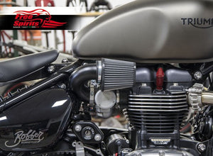 Free Spirits High Flow Air cleaner Kit for Triumph Thruxton 1200, Speed Twin, Bonneville T120, Bobber & Speedmaster 1200