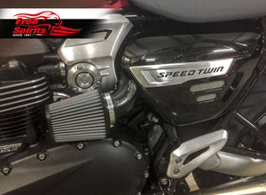 Free Spirits High Flow Air cleaner Kit for Triumph Thruxton 1200, Speed Twin, Bonneville T120, Bobber & Speedmaster 1200