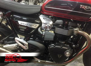Free Spirits High Flow Air cleaner Kit for Triumph Thruxton 1200, Speed Twin, Bonneville T120, Bobber & Speedmaster 1200