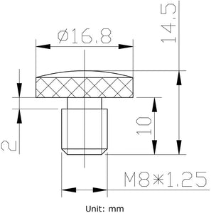 Mirror block off plugs