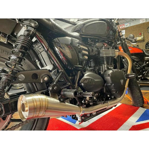 Motone ODIN - Exhaust System - Triumph Street Twin 900 - GP Style Race Cans