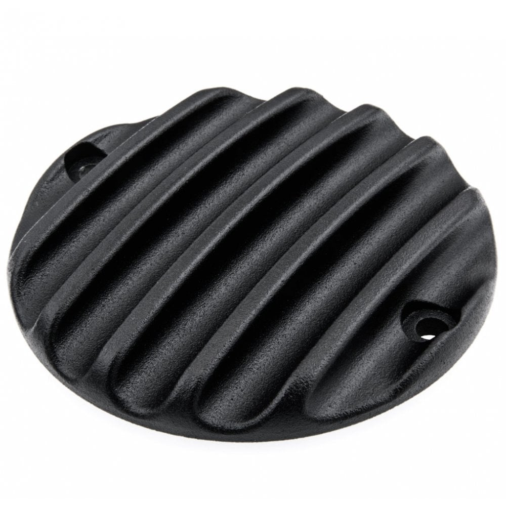 Motone Points Clutch Cover/ Badge - Finned/ Ribbed