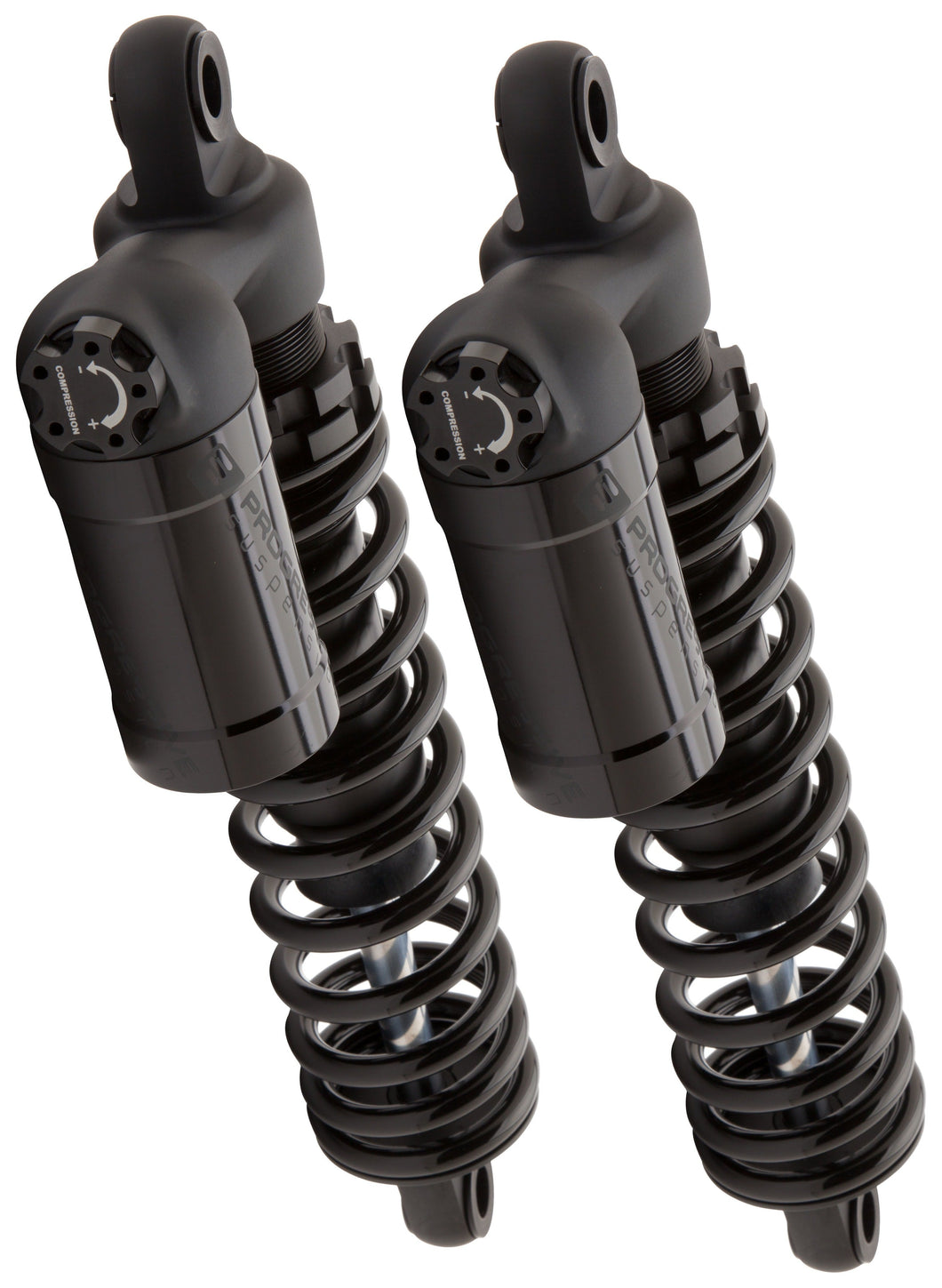 Progressive 970 series piggyback reservoir shocks for triumph